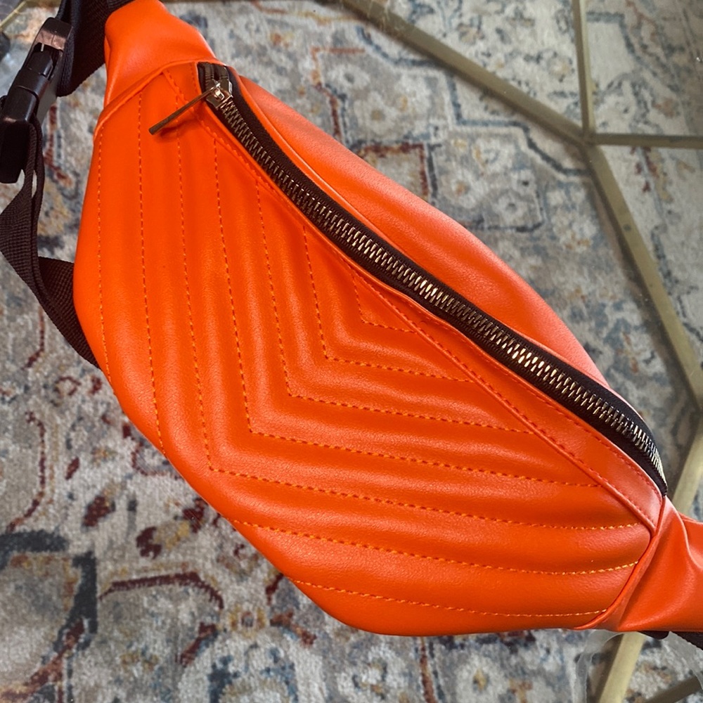 Orange handbag Fanny pack